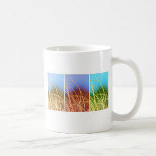 Taza De Café Trío de hierba macro