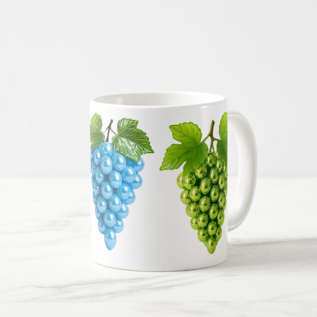 Taza De Café Trio grappes de raisin  (Anverso derecho)