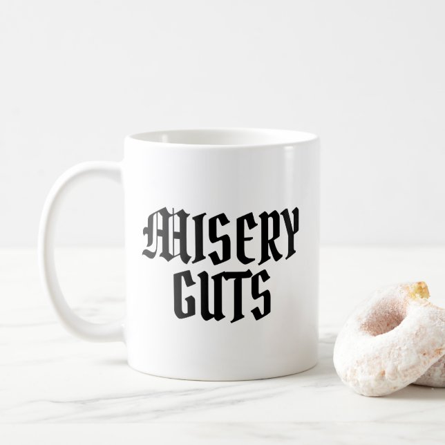 Taza De Café Tripas de miseria (Con donut)