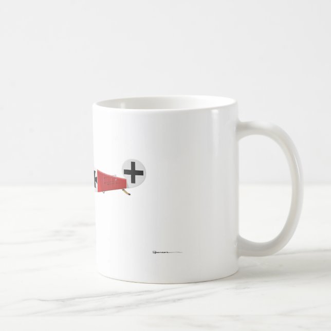 Taza De Café Triplano de Fokker DR-1 (Derecha)