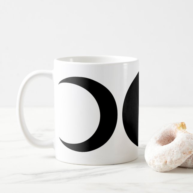 Taza De Café Triple diosa Moon Mug (Con donut)
