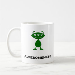 Taza De Café Triple Eye Awesombe green