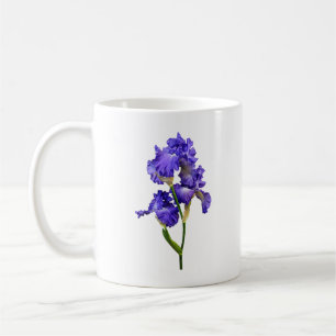 Taza De Café Triple iris púrpura
