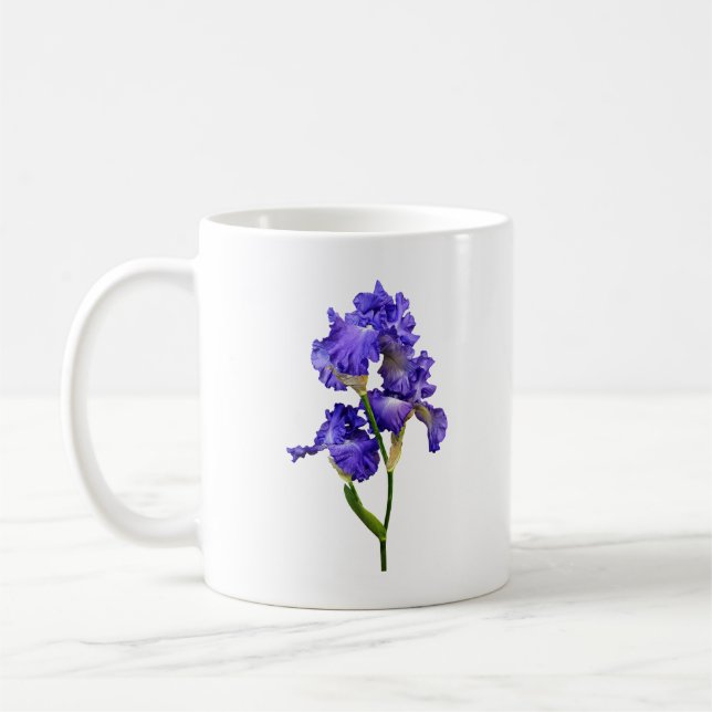 Taza De Café Triple iris púrpura (Izquierda)