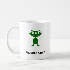 Taza De Café Triple Ojo Adorkable verde