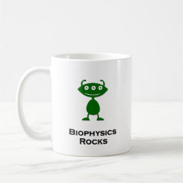 Taza De Café Triple Ojo Biofísica Rocas verde