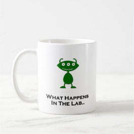 Taza De Café Triple Ojo Lo Que Pasa En El Laboratorio Verde