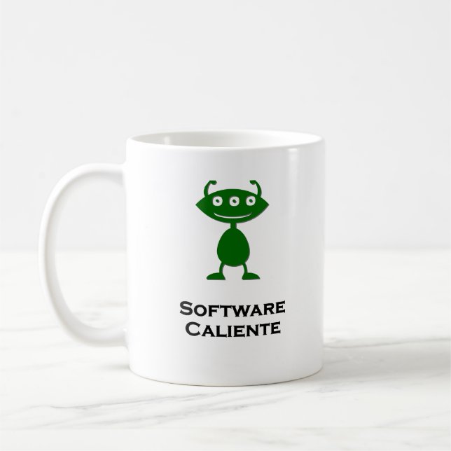 Taza De Café Triple software ocular Caliente verde (Izquierda)