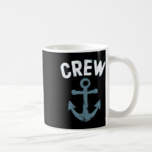Taza De Café Tripulación Ancla Náutico Barco Vela Marineros Océ