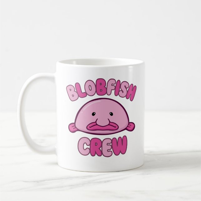 Taza De Café Tripulación de Blobfish (Izquierda)