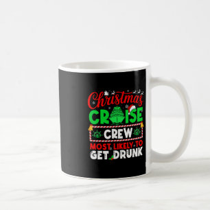 Taza De Café Tripulación de crucero de Navidad con más probabil