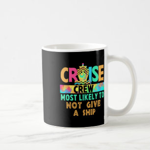 Taza De Café Tripulación de crucero de vacaciones de Tie Dye má