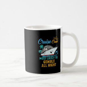 Taza De Café Tripulación de crucero familiar divertida con más