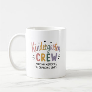 Taza De Café Tripulación de jardín de infancia haciendo recuerd