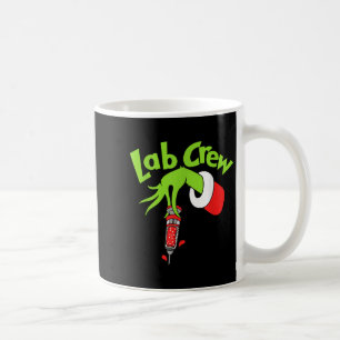 Taza De Café Tripulación de laboratorio Feliz Navidad Técnico d