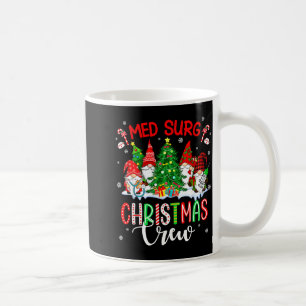 Taza De Café Tripulación de Navidad de Med Surg Grupo Gnomos De