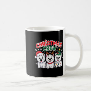 Taza De Café Tripulación de Navidad Westie Navidad West Highlan
