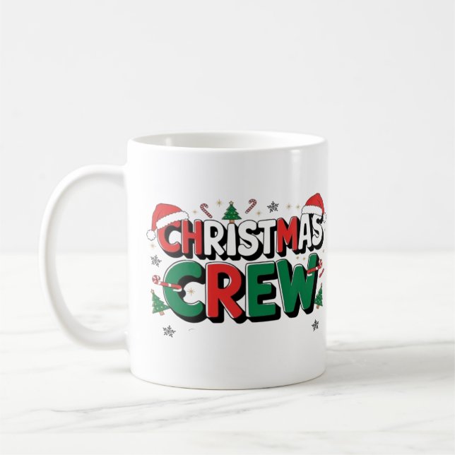 Taza De Café tripulación de navidades (Izquierda)
