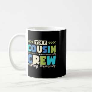 Taza De Café Tripulación de primos 2025 Creando recuerdos Vacac