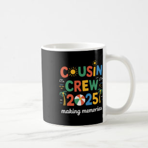 Taza De Café Tripulación de primos 2025 Familia Mateo Niños Chi