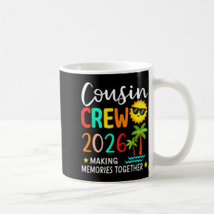 Taza De Café Tripulación de primos 2026 creando recuerdos veran