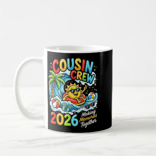 Taza De Café Tripulación de primos 2026 Recuerdos de verano vac