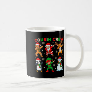 Taza De Café Tripulación de primos Dabbing Santa Elfo Amigos Na