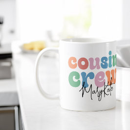 Taza De Café Tripulación de primos genial personalizada