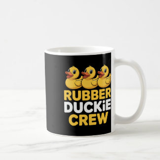 Taza De Café Tripulación de Rubber Duckie disfrutando de las va