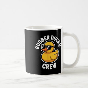 Taza De Café Tripulación de Rubber Duckie disfrutando de las va