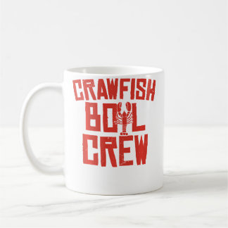 Taza De Café Tripulación divertida de cangrejos de río