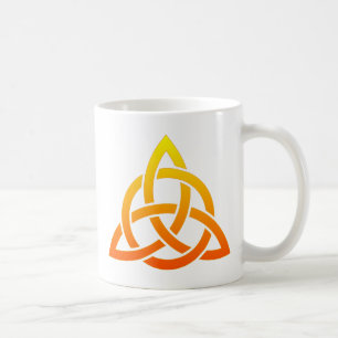 Taza De Café Triquetra/nudo céltico de la trinidad