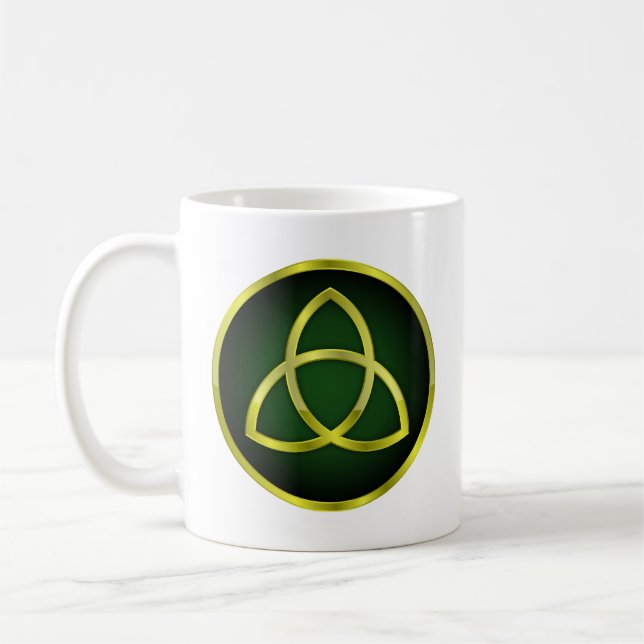 Taza De Café Triquetra/Trinity Knot Mug (Izquierda)