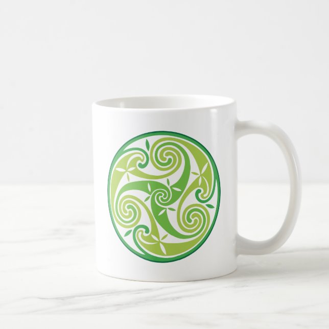 Taza De Café Triskel verde (Derecha)