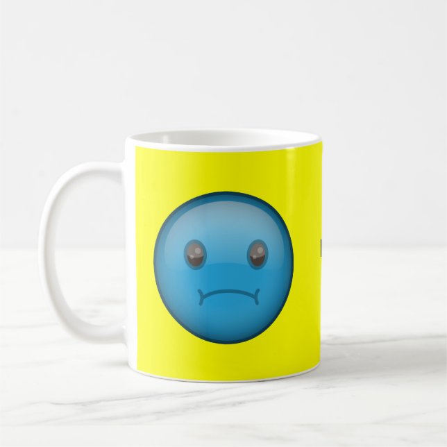 Taza De Café Triste azul (Izquierda)