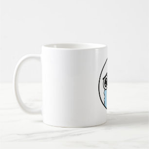 Taza De Café Triste Emoji de cara de llanto