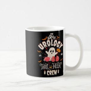 Taza De Café Triste equipo de urología de Halloween, linda enfe