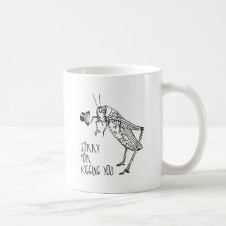 Taza De Café Triste para fastidiar: Saltamontes/grillo del