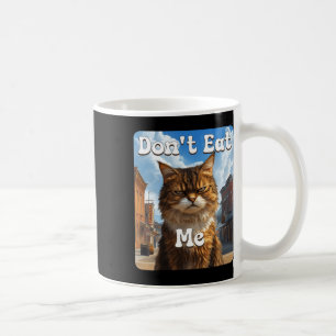 Taza De Café Triste resistencia a gatos no me coman defensa