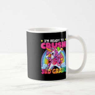 Taza De Café Triste tercer grado Dabbing Unicorn De Vuelta A La
