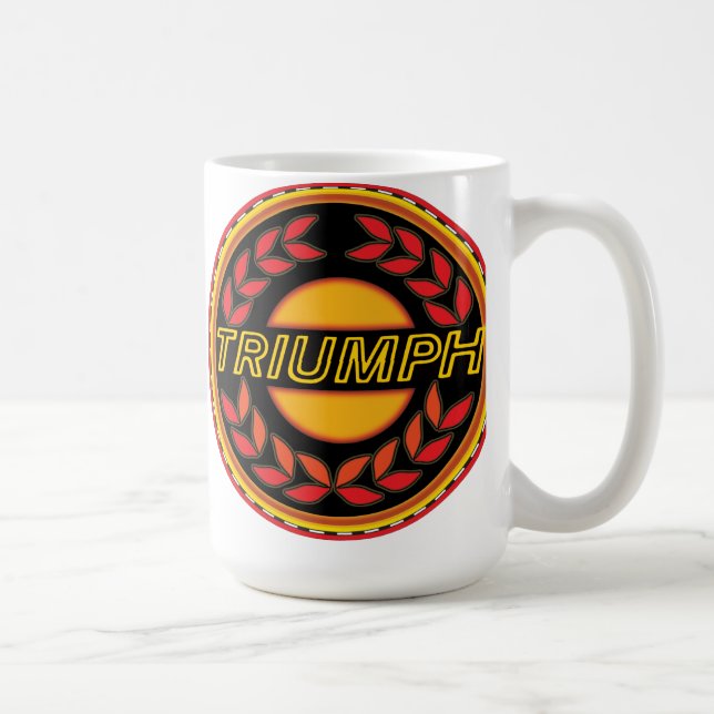Taza De Café Triumph Cars wreath (Derecha)