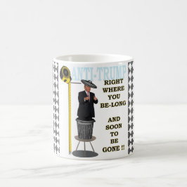 Taza De Café Triunfo/derecho antis donde usted pertenece,