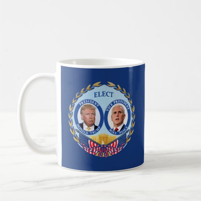 Taza De Café Triunfo/peniques O Clinton/Kaine (Izquierda)