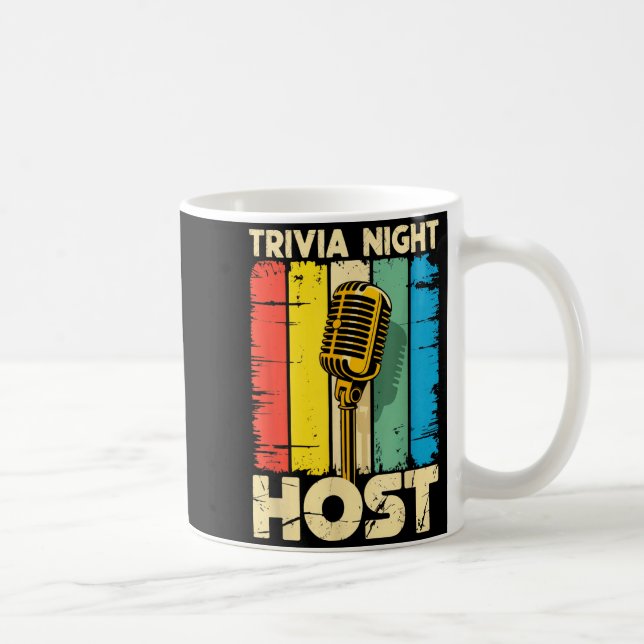 Taza De Café Trivia Night Host Quiz Game Entertainer Moderator  (Derecha)