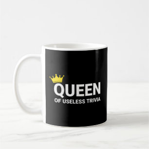 Taza De Café Trivia Noche Reina De La Inútil Trivia