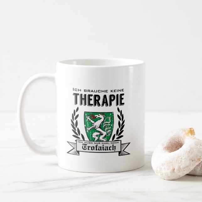 Taza De Café Trofaiach meine Steiermark Österreich Therapie (Con donut)