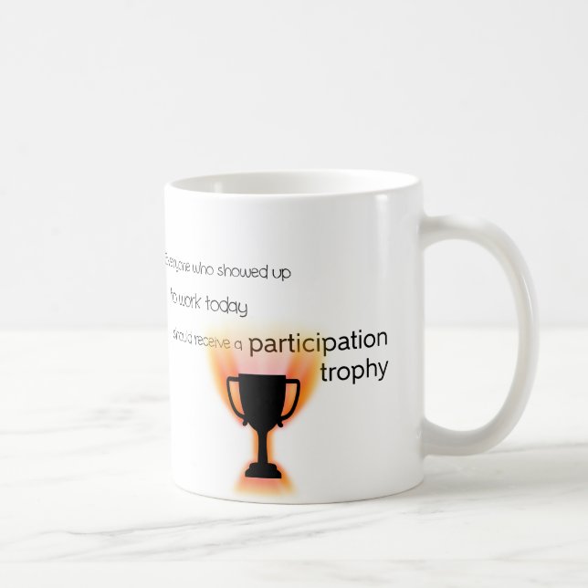Taza De Café Trofeo de participación (Derecha)