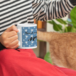 Taza De Café Trofeo deportivo de texto personalizado sin excusa