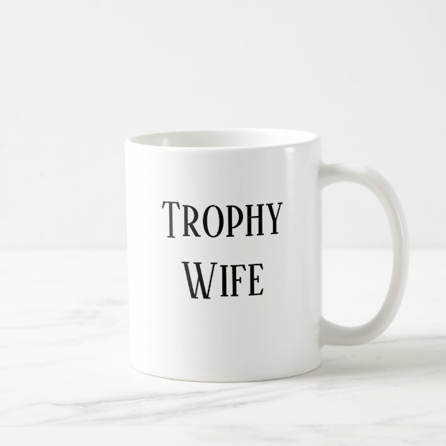 Taza De Café Trofeo Esposa Navidades Regalo de Navidad Café Mug (Derecha)