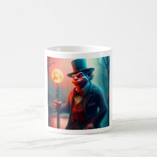 Taza De Café Troll Burlón Pasea por el Bosque Carbonizado